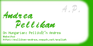 andrea pellikan business card